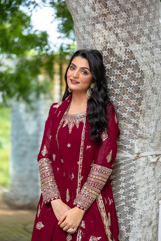 Premium Wedding Gown with Dupatta