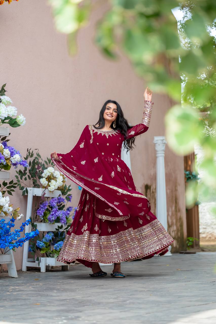 Premium Wedding Gown with Dupatta